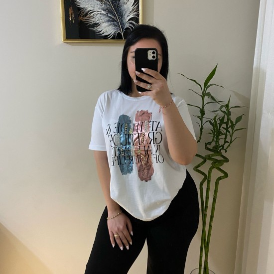 Attitude & Gratitude Oversize T-Shirt